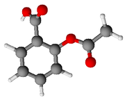 Molécule d'aspirine