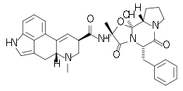 Structure de l'ergotamine